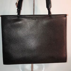 Genuine black leather Gucci portfolio/briefcase